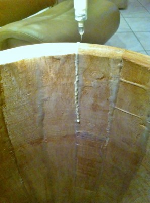 Internal stave split.....JPG