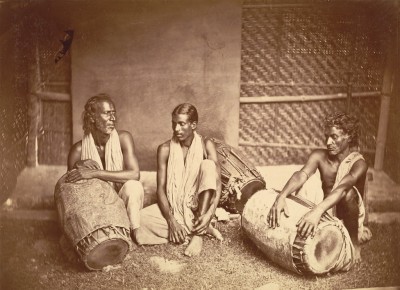 Group of Drummers (Dhaki) - Eastern Bengal 1860's.jpg